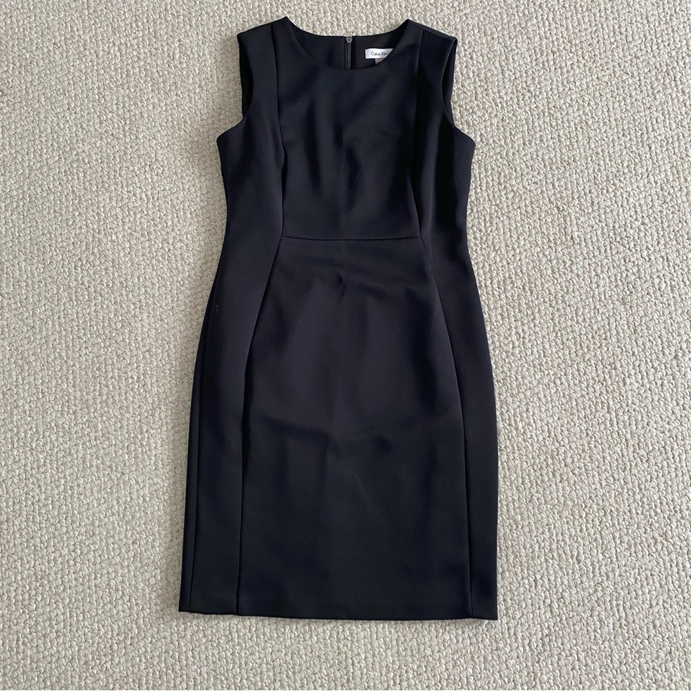 Classic Black Sheath Dress - Sleeveless Professional Dress